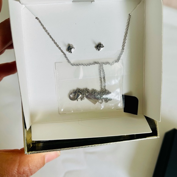 Coach Necklace and Earrings Gift Set - Picture 8 of 12